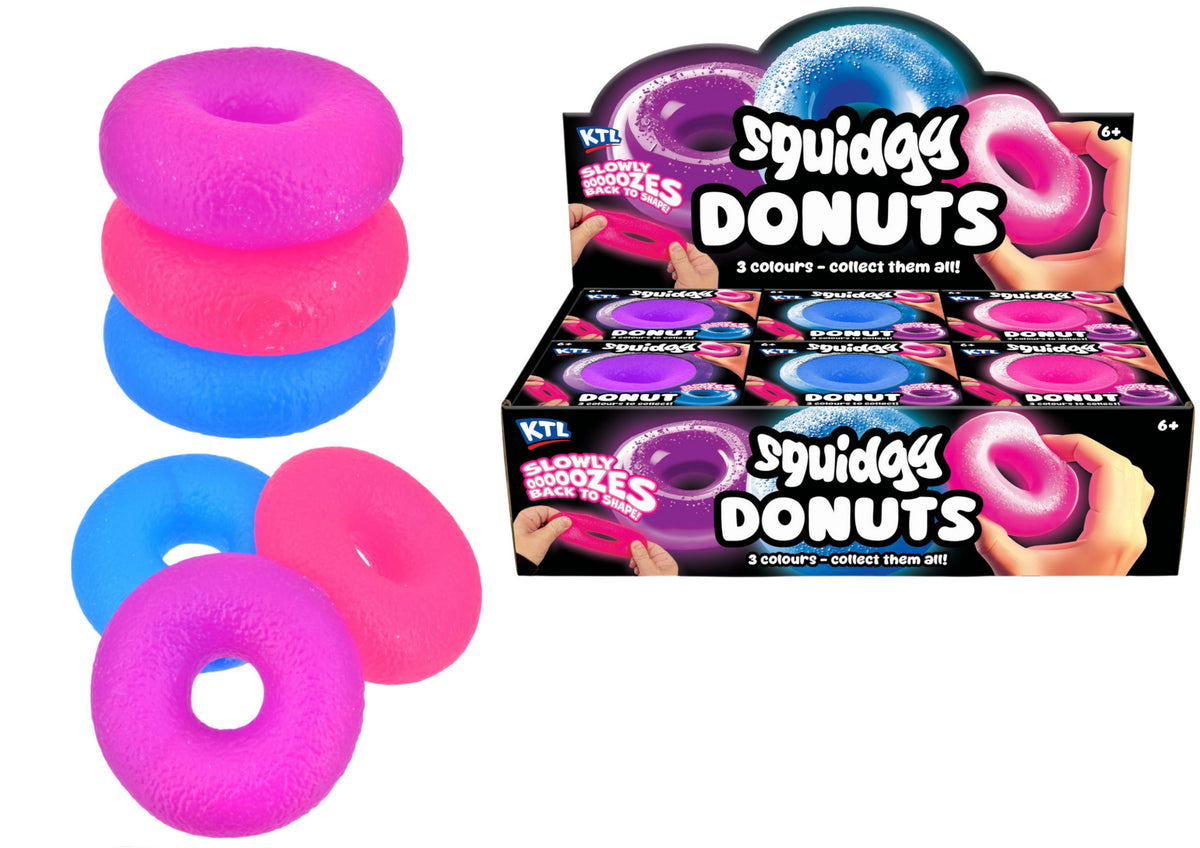 Squidgy Donuts Slow Rise Sensory Toy