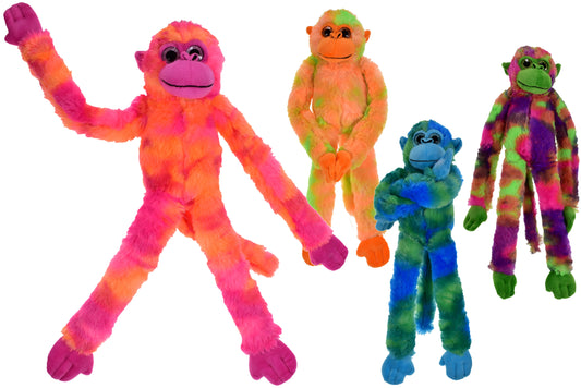 48cm Plush Hanging 2 Tone Monkeys Random Colour Sent