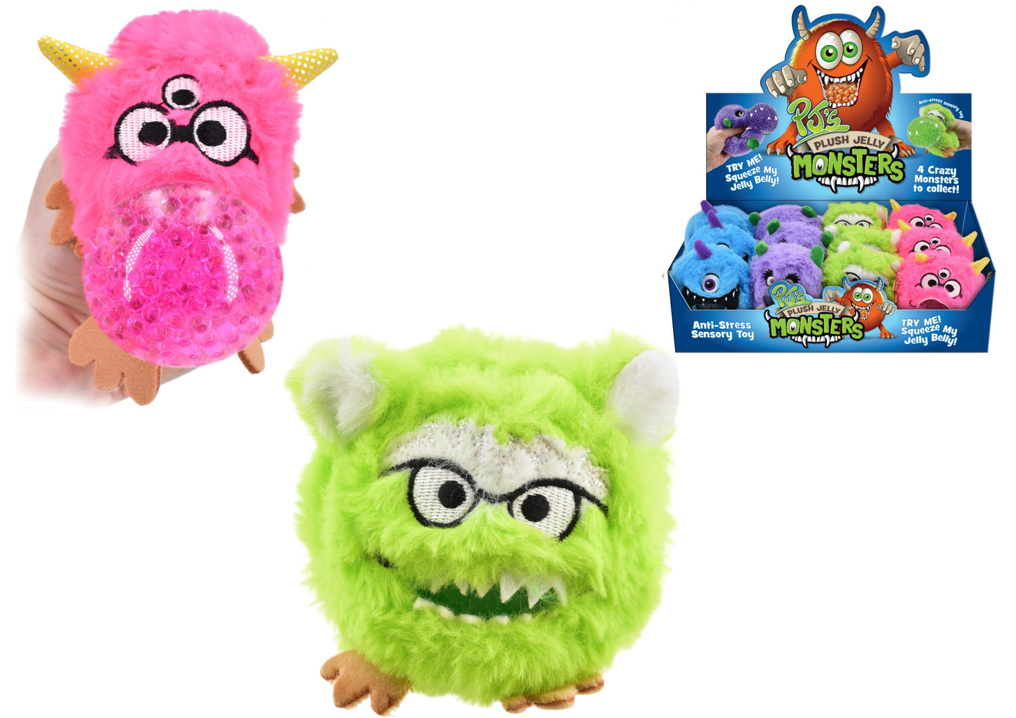 Plush Jelly Squeezers Monsters Random Colour Sent