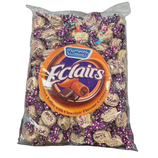 Wrapped Chocolate Eclairs 1kg Bag Halal