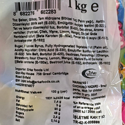 Troffyum Sour Stick 1kg Bag Halal