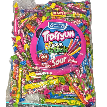 Troffyum Sour Stick 1kg Bag Halal