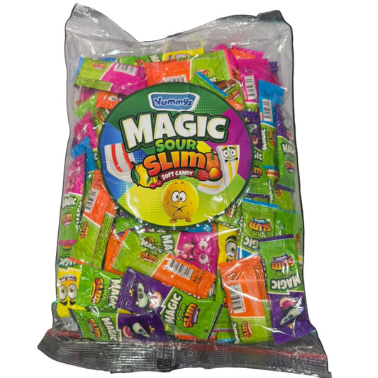 Magic Sour Slim Soft Chew Candy 1kg Bag Halal
