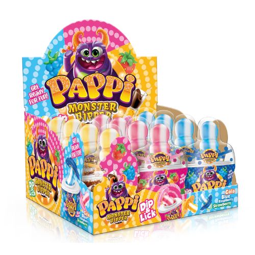 Pappi Monster Dipper Dip & Lick 32g Random Flavour Halal