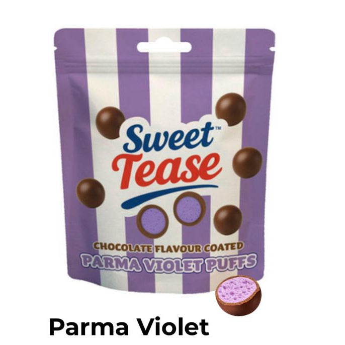 Sweet Tease Parma Violet Chocolate Flavour Puffs