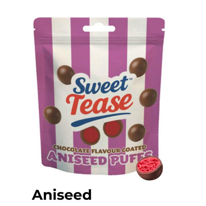 Sweet Tease Aniseed Chocolate Flavour Puffs