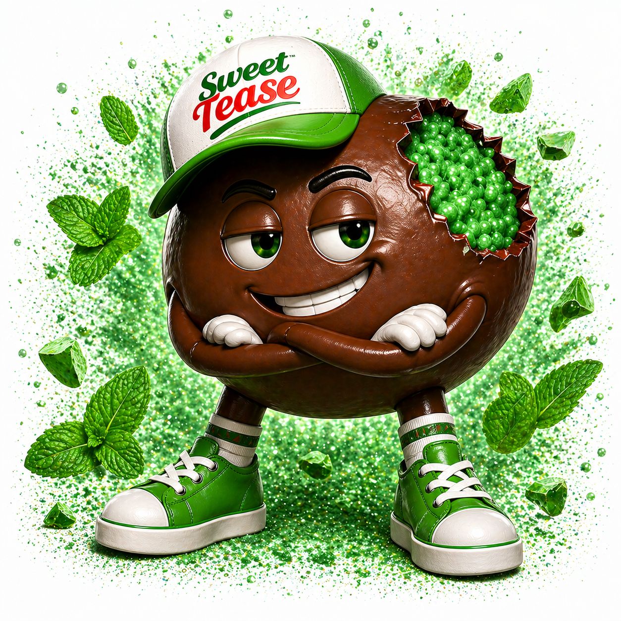 Sweet Tease Mint Chocolate Flavour Puffs