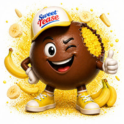 Sweet Tease Banana Chocolate Flavour Puffs
