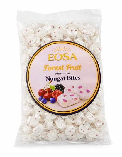Forest Fruit Nougat Bites, Luxury Wrapped Soft Nougat Sweets Halal Eosa
