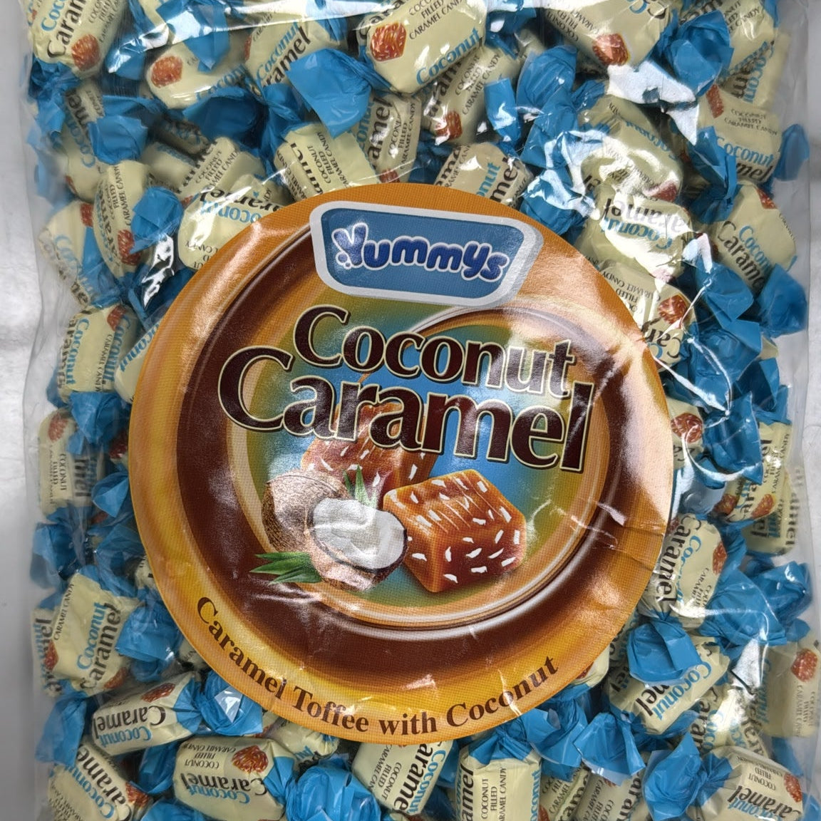 Yummy Coconut Caramel Toffee Sweets 1kg Bag
