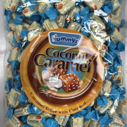 Yummy Coconut Caramel Toffee Sweets 1kg Bag