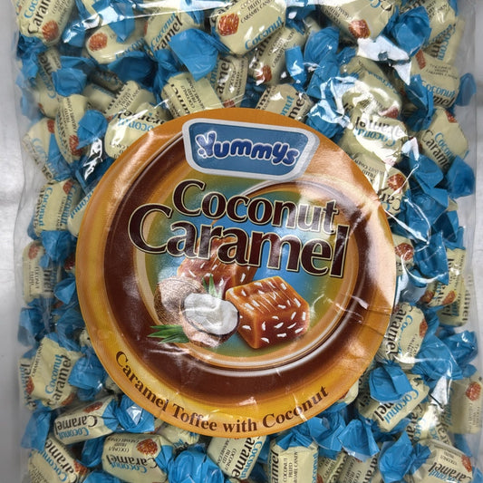 Yummy Coconut Caramel Toffee Sweets 1kg Bag