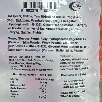 Yummy Peanut Caramel Toffee Sweets 1kg Bag