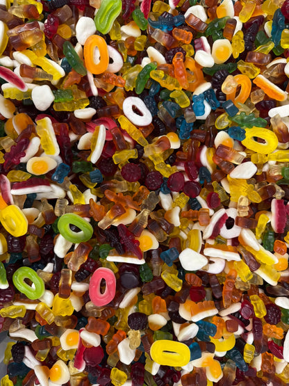 Mini Jelly Mix Party Bags 200g Individually Packed Sweet Bags