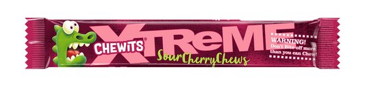 Chewits Xtreme Extremely Sour Cherry Chews 34g