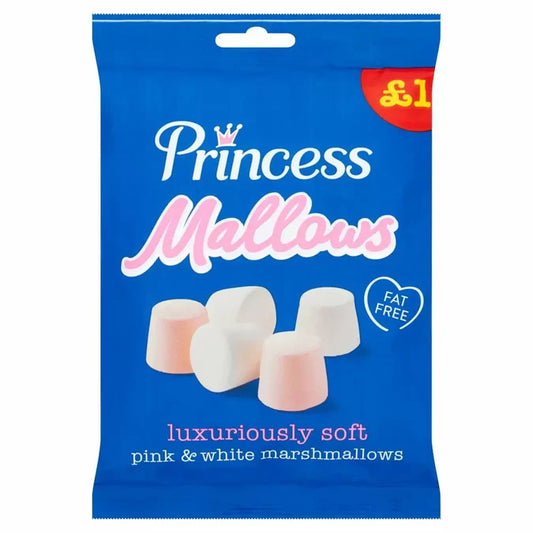 Princess Mallows Pink & White Marshmallows 150g £1 PMP