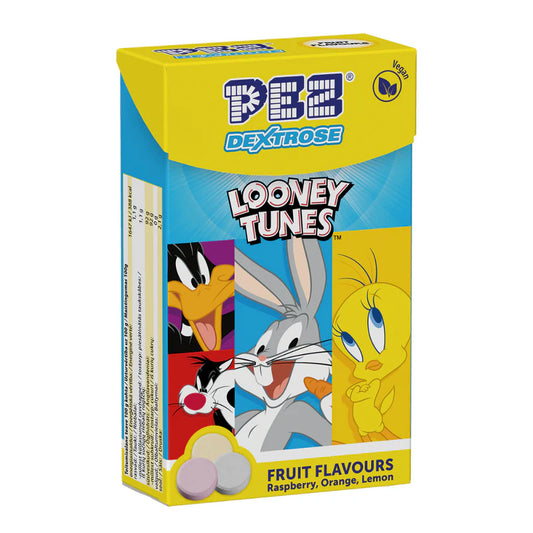 Pez Fizzy Looney Tunes Flip Top Box 30g