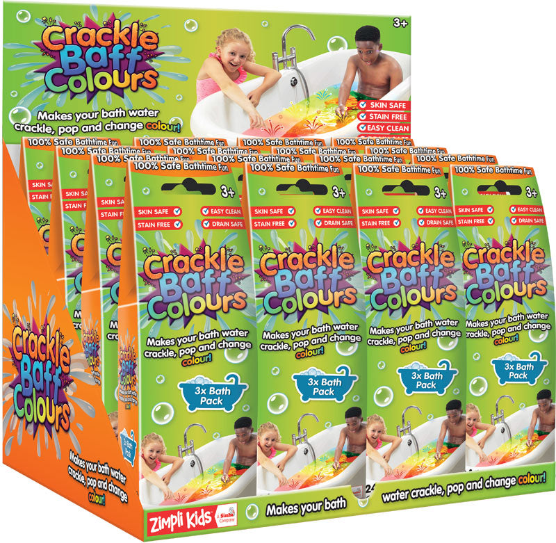 Crackle Baff Colours 30g 3 Pack