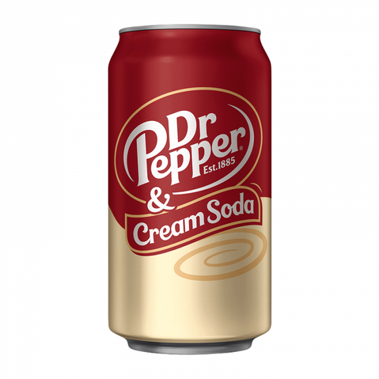 Dr Pepper & Cream Soda - 12oz (355ml)