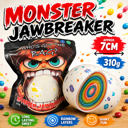 Monster Jaw Breaker Giant Jaw Breaker Gob Stopper Candy Snack x1