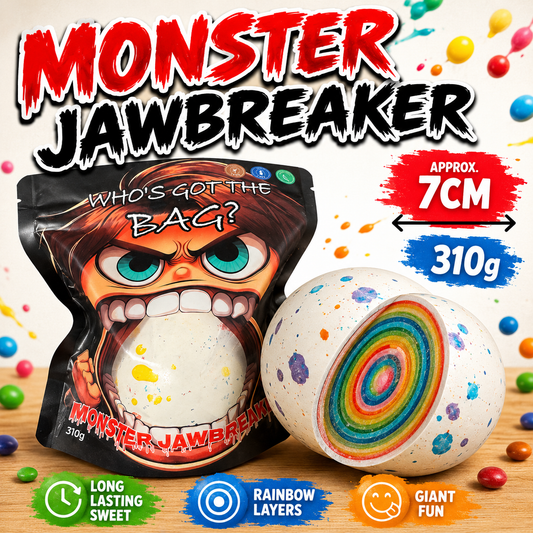 Monster Jaw Breaker Giant Jaw Breaker Gob Stopper Candy Snack x1