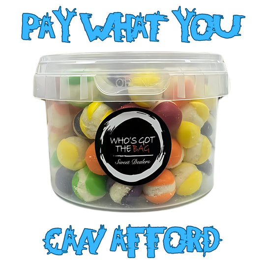 Pay What you Can Afford Freeze Dried Skittles