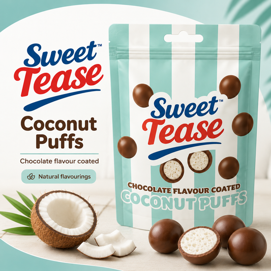 Sweet Tease Coconut Chocolate Flavour Puffs