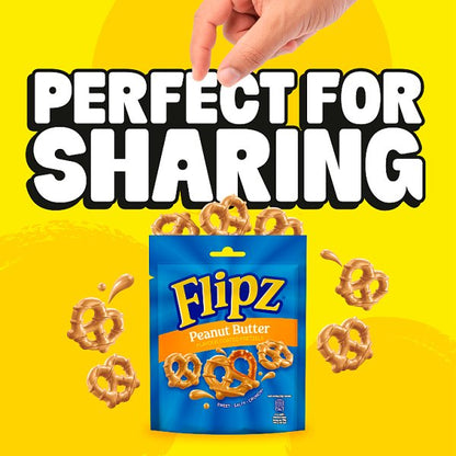 Flipz Peanut Butter Flavour Coated Pretzel Snacks £1.49 PMP 80g