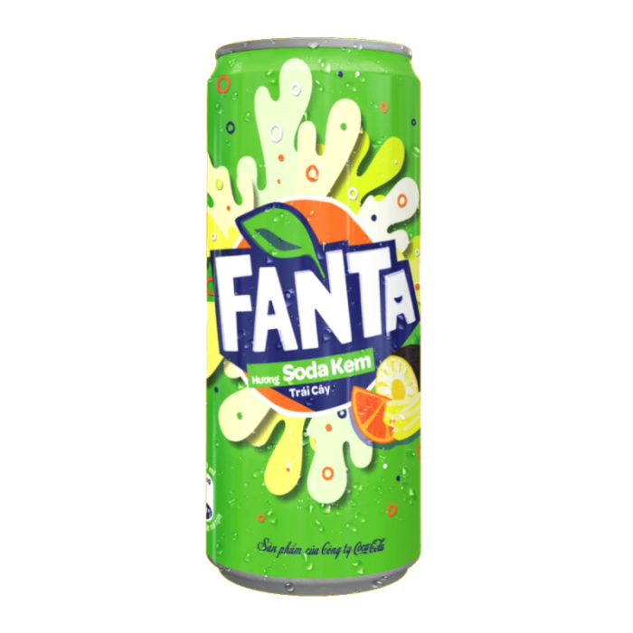Fanta Cream Soda (Vietnam) 320ml - Case