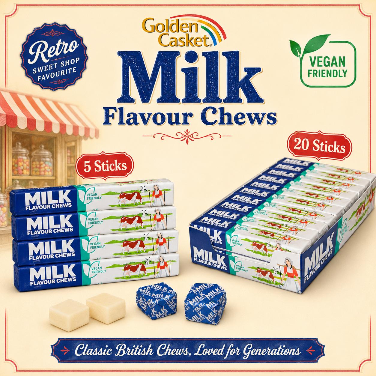 Golden Casket Milk Chews Pack