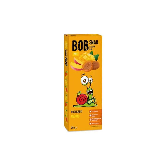 Gluten-Free Fruit Rolls Mango No Sugar 30g Bob Snail