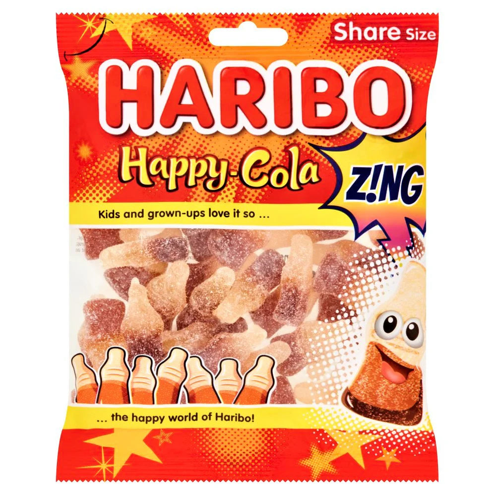 Haribo Happy Cola Z!NG Share Bag 160g