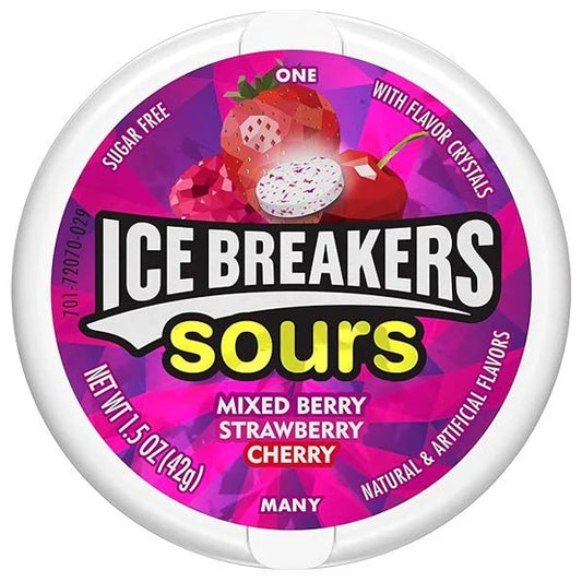 Ice Breakers Sours Wild Berry Sugar Free 42g