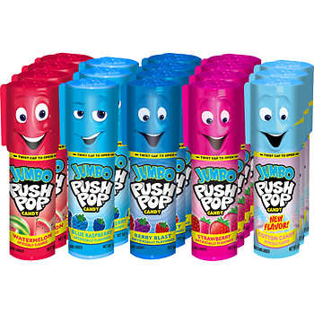 Topps Jumbo Push Pop 30g