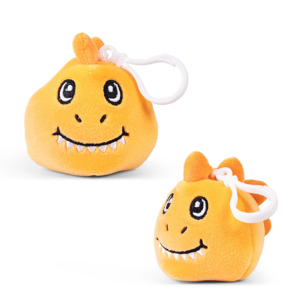 Dinosaur Clip & Cuddle Plush Keyrings