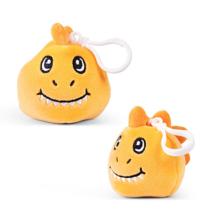 Dinosaur Clip & Cuddle Plush Keyrings