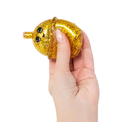Squishy Gemz Mystery Sensory Toy Blind Bag, Glitter Squishy Collectible, Random Design, 3+