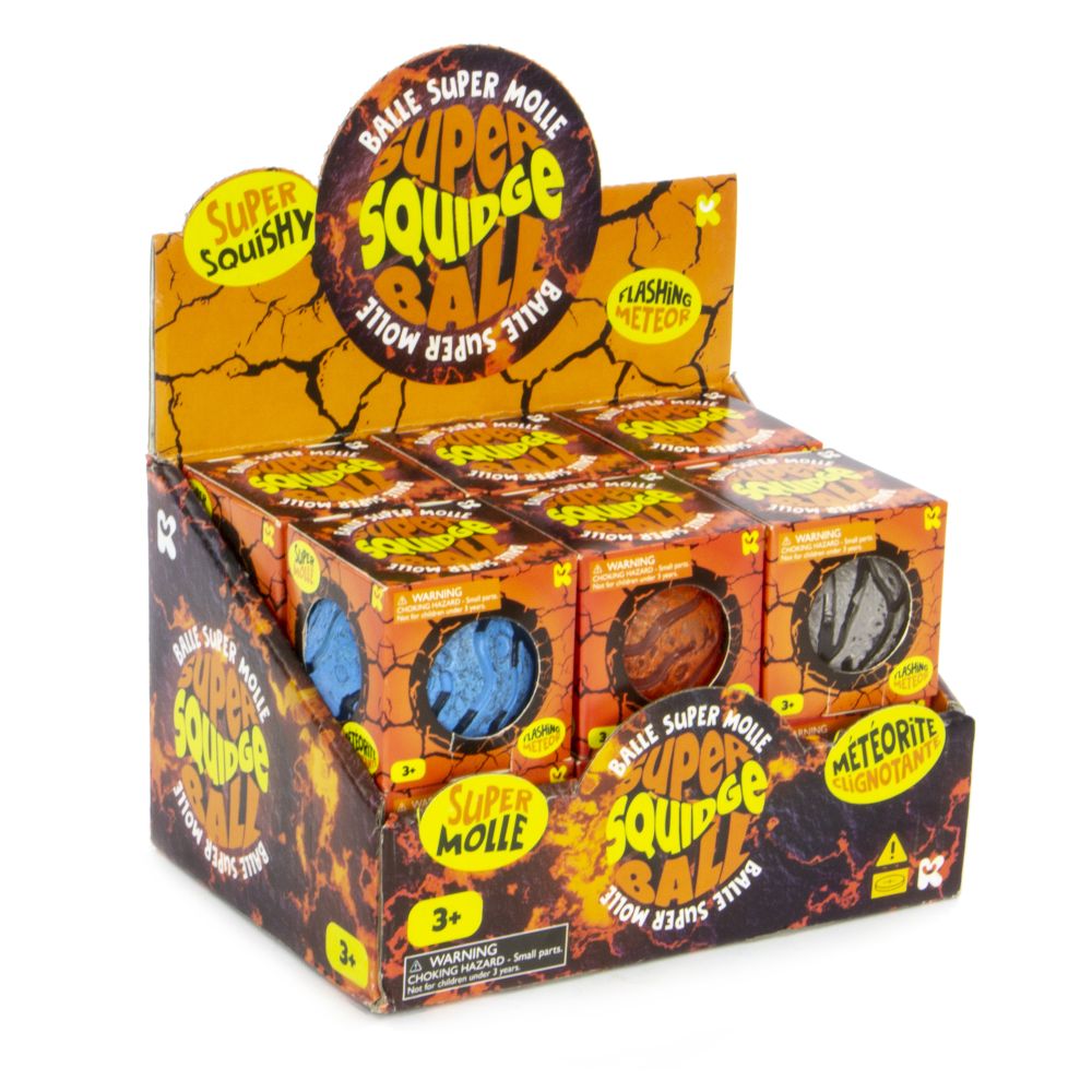 Flashing Light Up Squishy Meteor Ball, Sensory Fidget Toy
