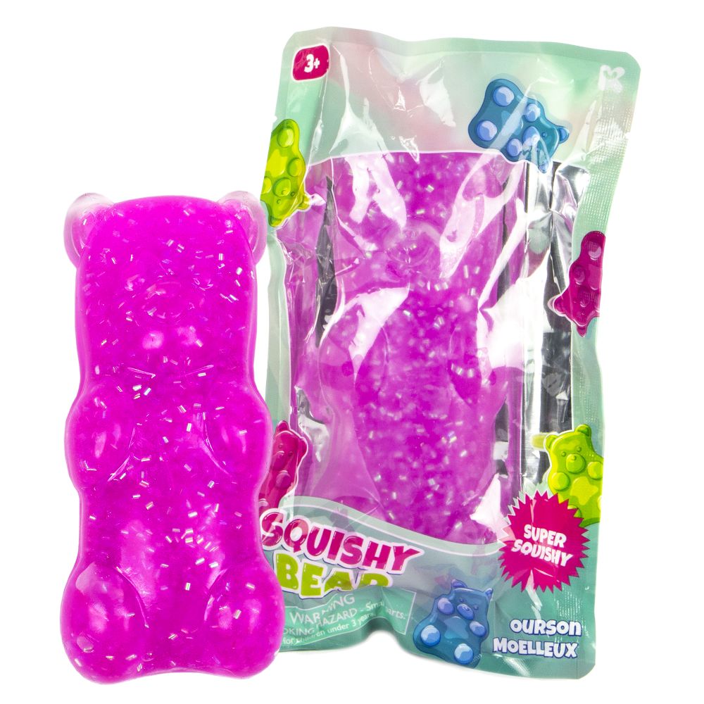 Squishy Bear Sensory Toy, Super Squishy Fidget Bear, Random Colour Sent