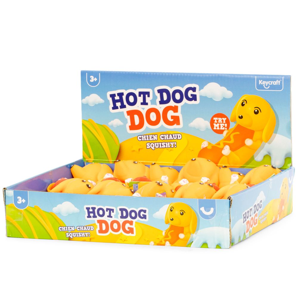 Squeezy Hot Dog Sensory Toy