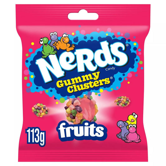 Nerds Gummy Clusters Fruit Flavour Bag 113g