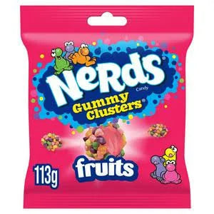 Nerds Gummy Clusters Berries Fruits Flavour Candy Bag 113g