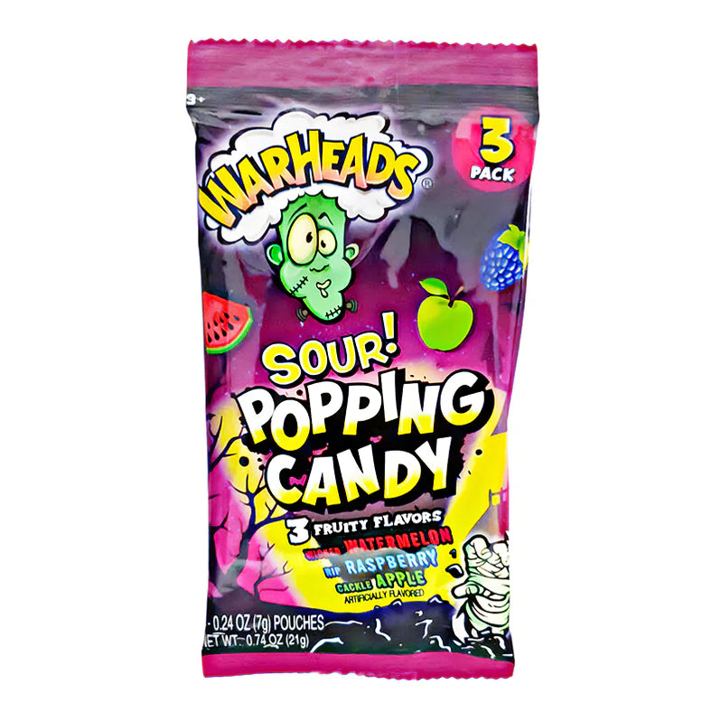 Warheads Sour Popping Candy – Halloween 21g (0.24oz)