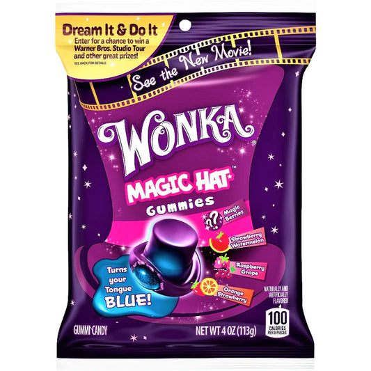 Wonka Magic Hat Gummies Share Bag