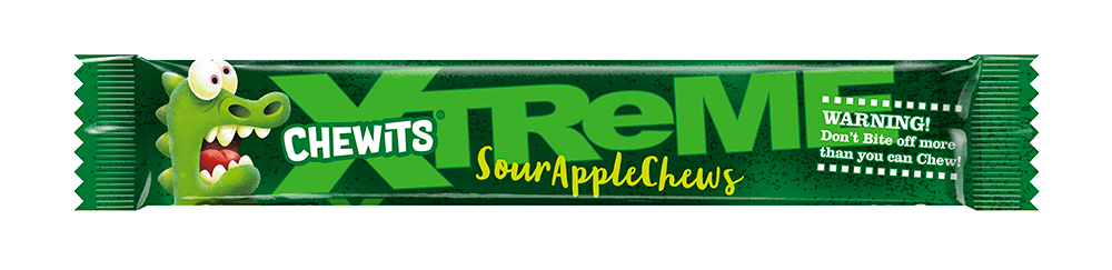 Chewits Xtreme Sour Apple Chews