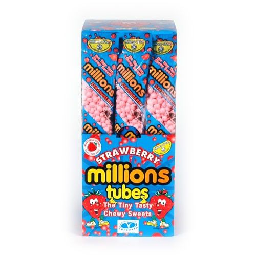 Millions Strawberry Tube 60g