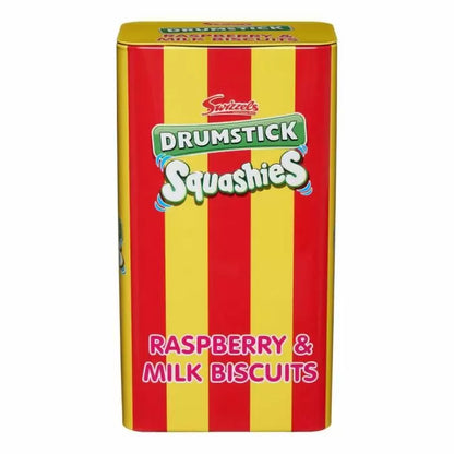 Squashies Raspberry & Milk Biscuit Gift Tin 130g