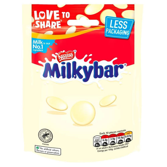 Milkybar White Chocolate Buttons Sharing Bag