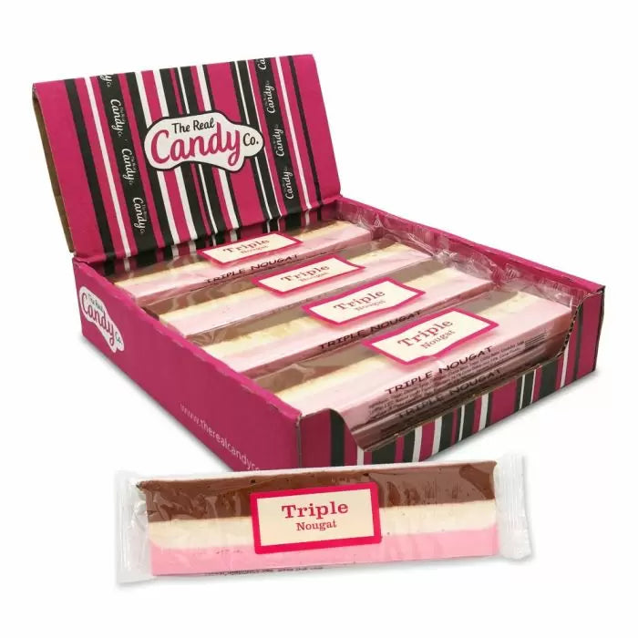 The Real Candy Co. Triple Nougat Bar 150g