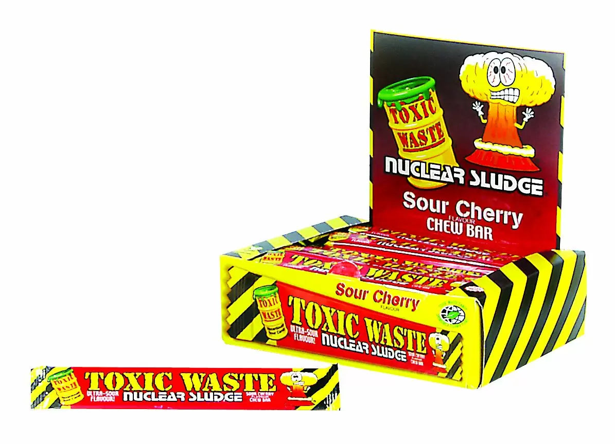 Toxic Waste Cherry Chew Bars 20g halal  sour